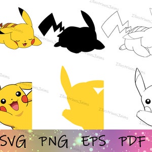 Pikachu SVG, Pikachu Png, Custom Pikachu, Y2k Pikachu, Pokemon SVG, Pokemon  Digital Download, Pikachu Cut File, Pikachu Wallpaper 