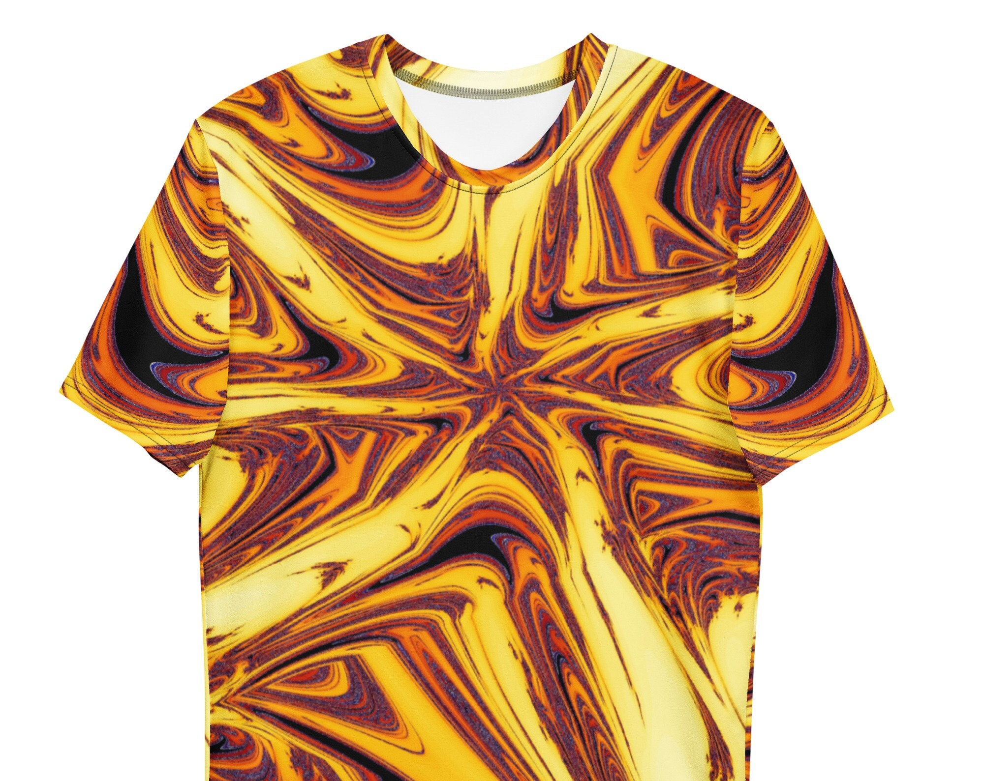 3D Shirt - Yellow Liquid