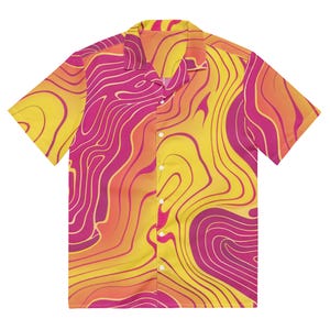 Button Shirt - Hypnotic Waves