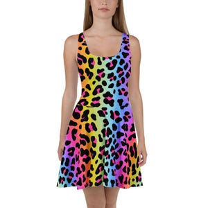 neon leopard dress Neon Leopard Dress