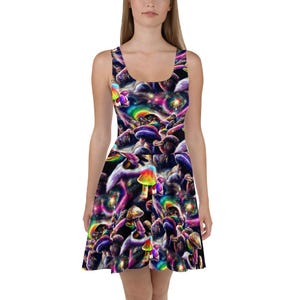 Rave Dress - Space Mushroom