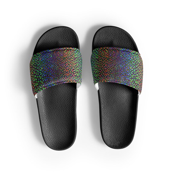 Men's Slides Colorful Snake Skin - Etsy