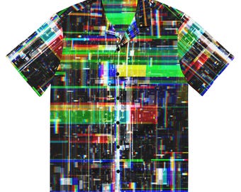 Button Shirt - Glitch