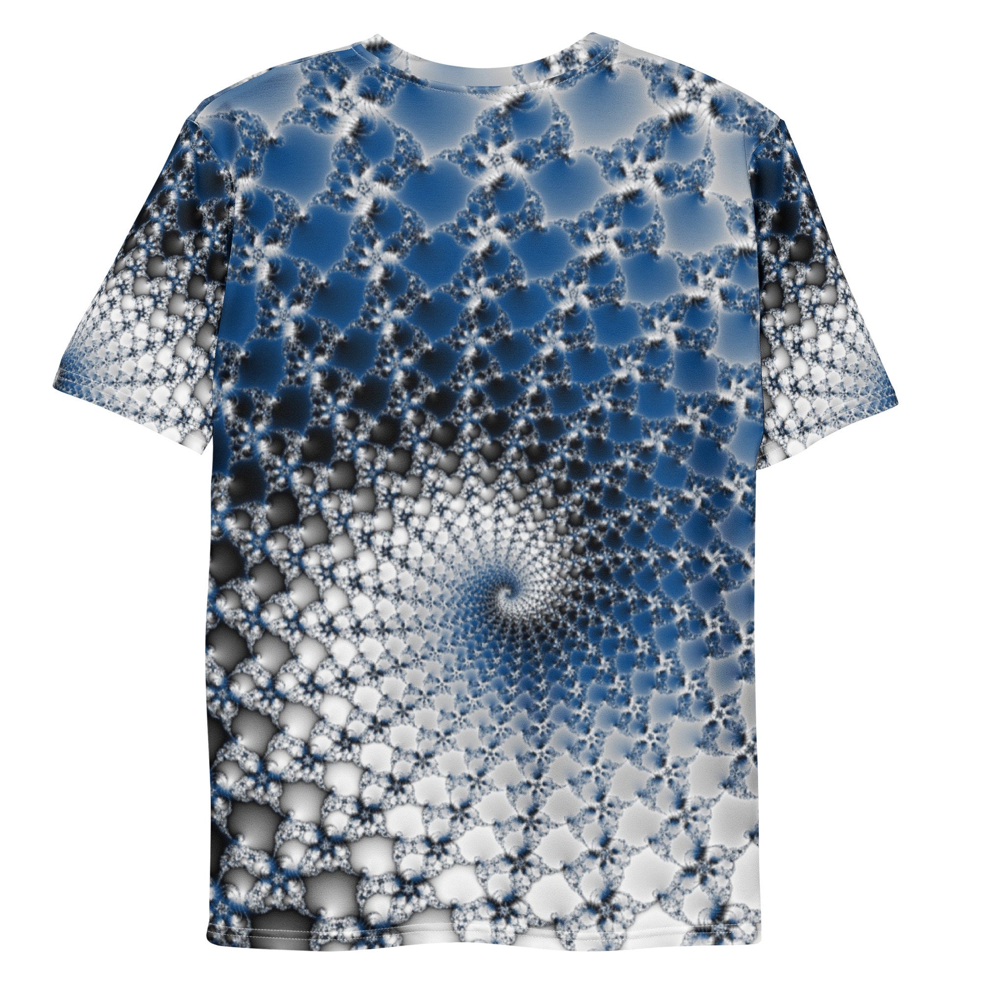 3D Shirt - Blue Fibonacci Spiral