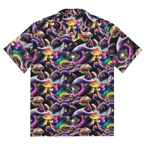 Button Shirt - Space Mushroom