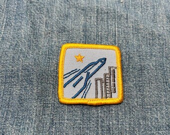 Parche de tela bordado vintage de las Guías Scouts