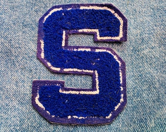 Écusson vintage pour veste Letterman S