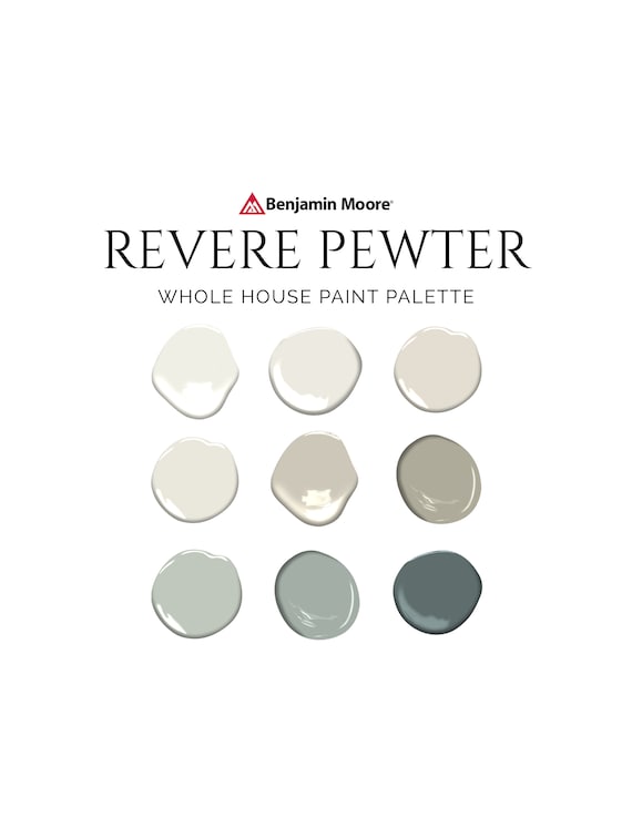 Revere pewter coordinating colors deals