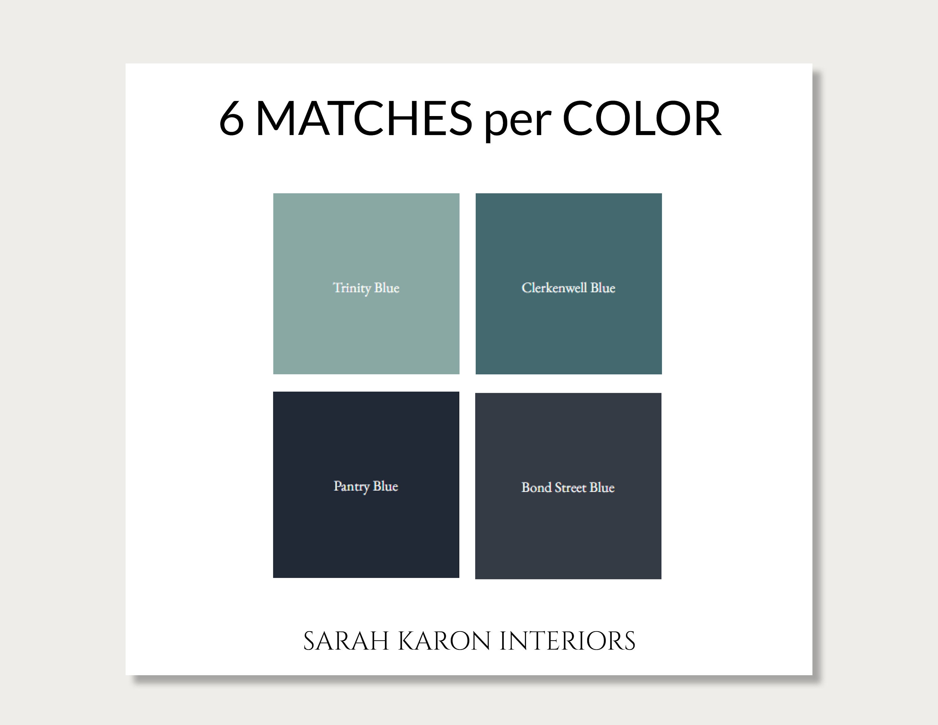 Devol Paint Colors Matched to Sherwin-williams, Benjamin Moore, Devol ...