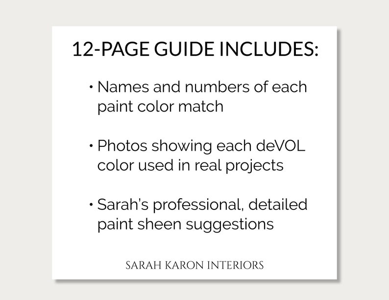 Devol Paint Colors Matched to Sherwinwilliams, Benjamin Moore, Behr