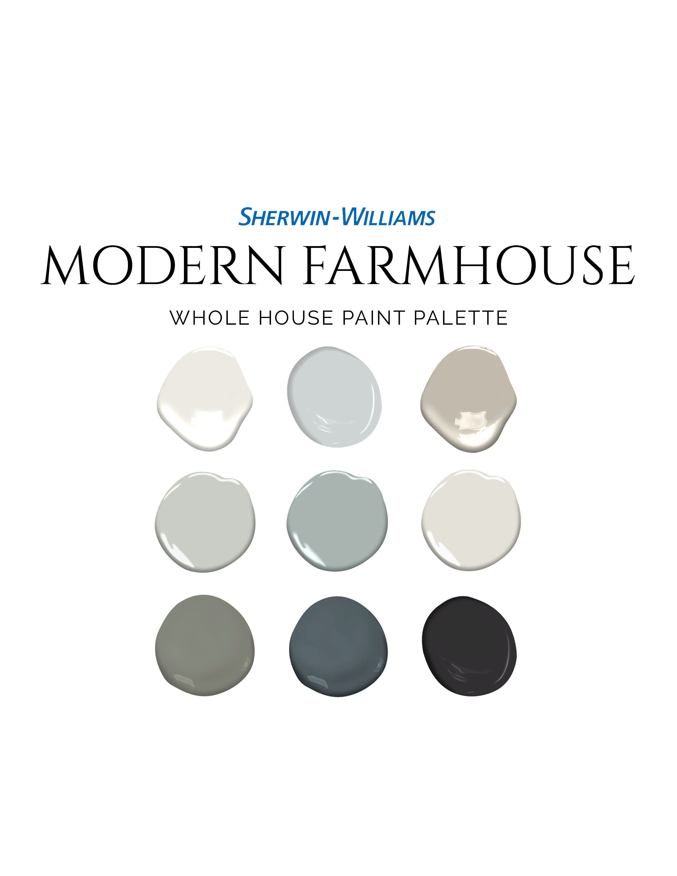 Sherwin williams 2024 paint swatches