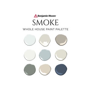 Benjamin Moore Rauch Palette, Rauch Farbpalette, Rauch Schränke, Rauch Koordinierende Farben, Blaue Schränke, Newburyport, Weißer Reiher, Zierleiste