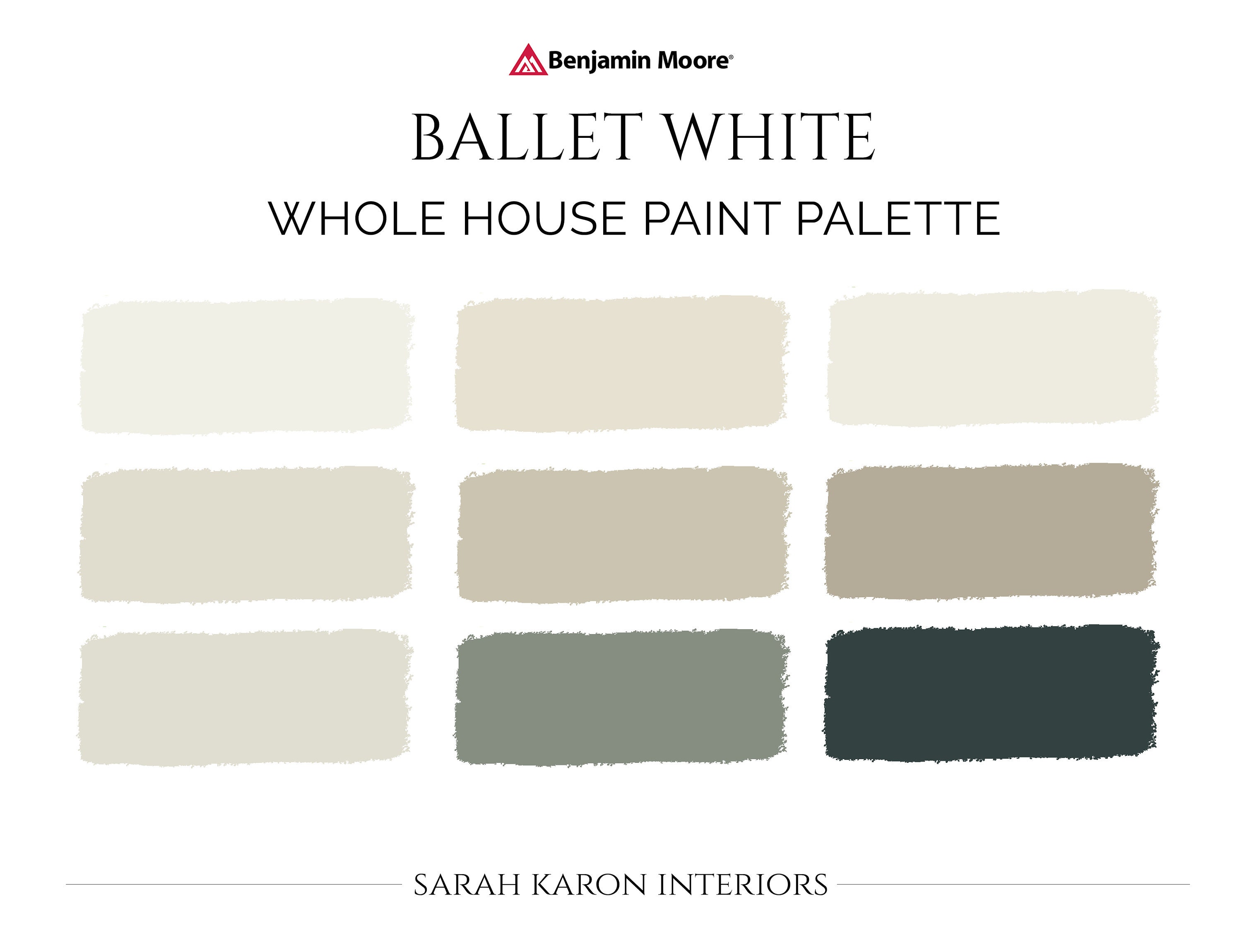 Benjamin Moore Ballet White The Perfect Whole House Neutral Paint