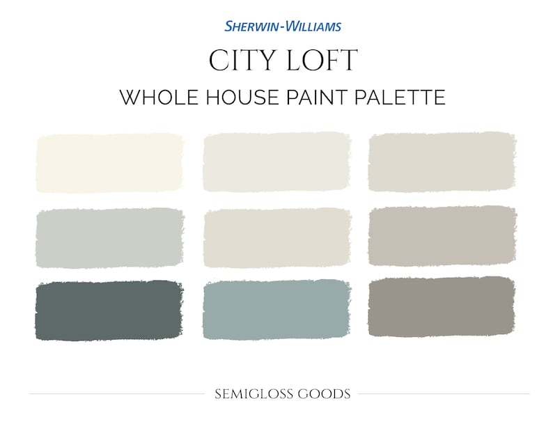 Buy City Loft Paint Palette Sherwinwilliams City Loft Paint Online in