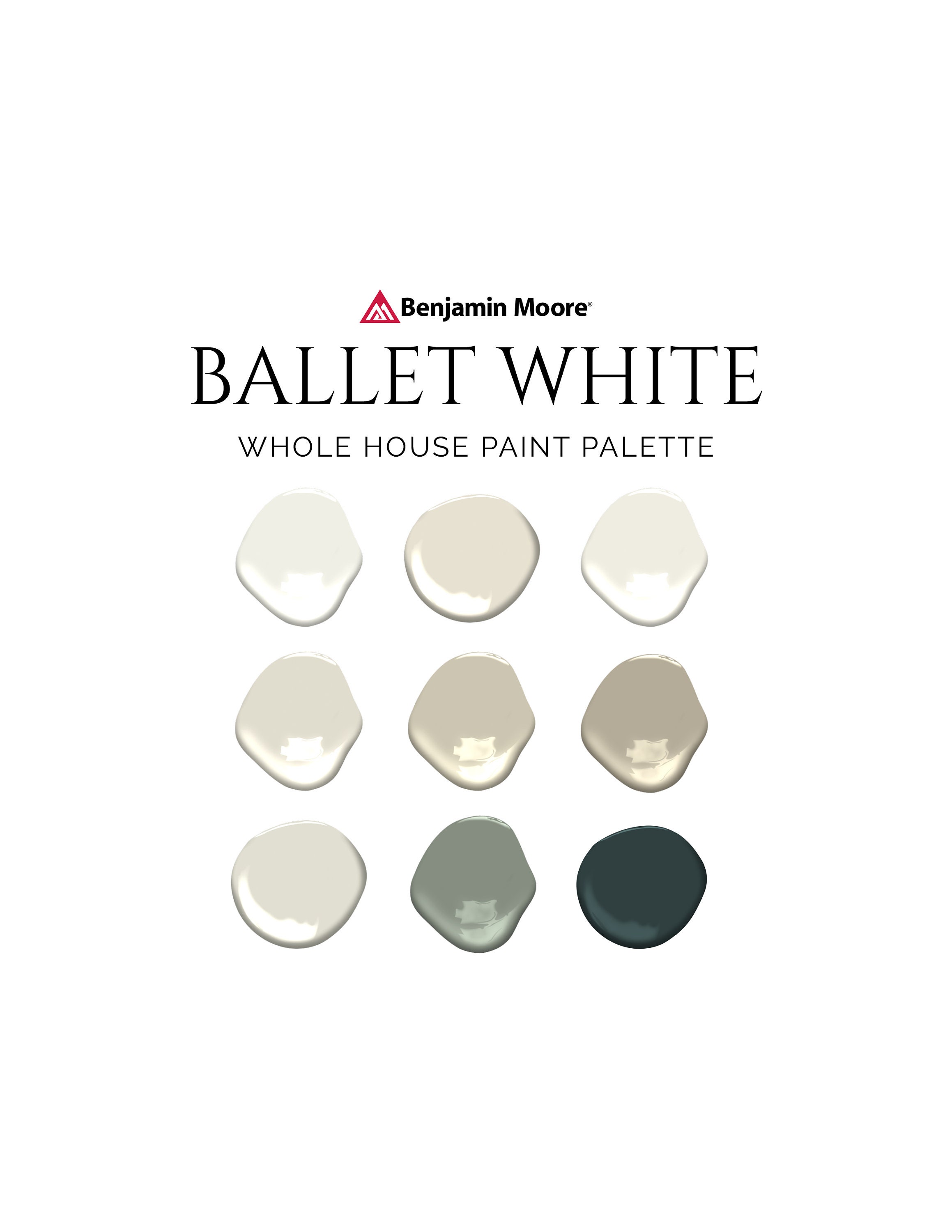 Benjamin Moore Ballet White The Perfect Whole House Neutral Paint