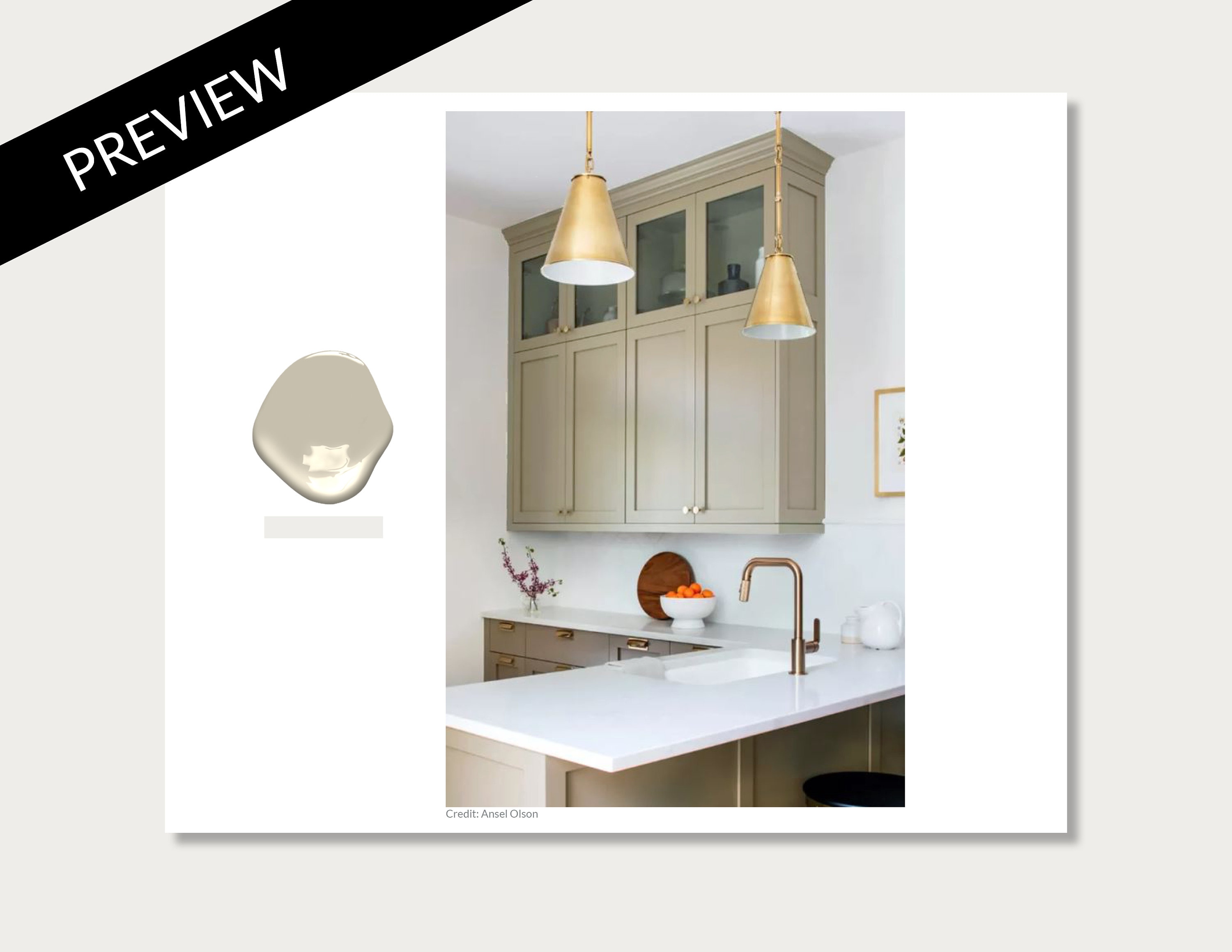 Swiss Coffee Paint Palette, Benjamin Moore, Whole House Interior Paint ...