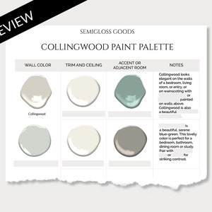 Benjamin Moore Collingwood Palette, Collingwood Gray, Collingwood ...