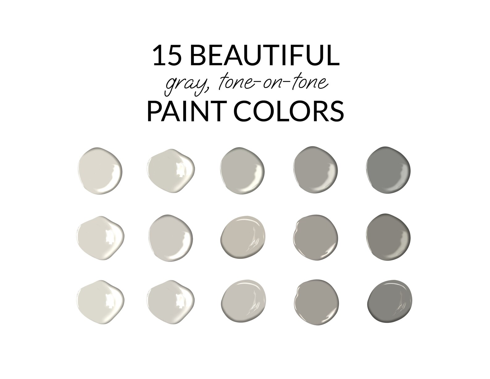 Farrow & Ball Matched to Benjamin Moore Farrow Ball Dupes Etsy