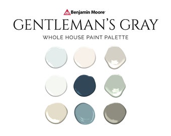 Ballet White Paint Palette, Benjamin Moore, Whole House Interior