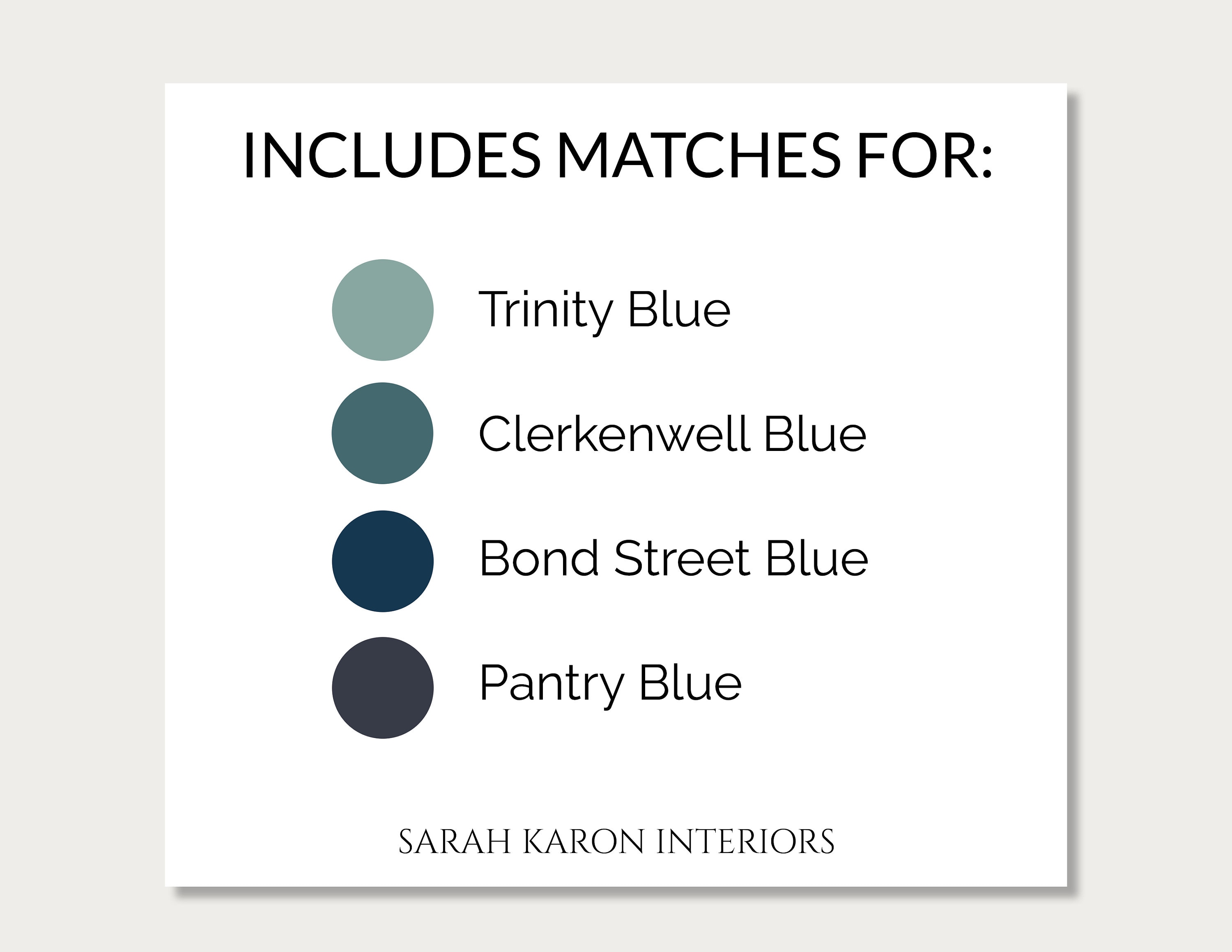 Devol Paint Colors Matched to Sherwin-williams, Benjamin Moore, Devol ...