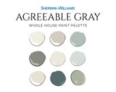 Sherwin Williams Agreeable Gray Paint Palette, Coastal Paint Palette, Best Neutral Paint Colors, Complementary Whole House Paint Colors