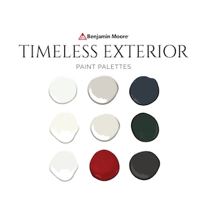 Exterior Paint Colors, Benjamin Moore, Classic, Traditional, Cape Cod, Martha's Vineyard, Colonial, Clapboard, Paint Colors for Brick Houses