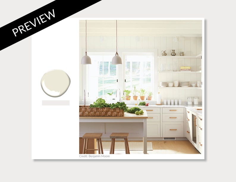 Benjamin Moore Quiet Moments Palette Interior Design Color Etsy