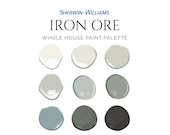 Sherwin Williams Iron Ore Palette, Iron Ore Kitchen Cabinets, Iron Ore Island, Iron Ore Exterior, Iron Ore Doors, Iron Ore Trim, 2024 Colors