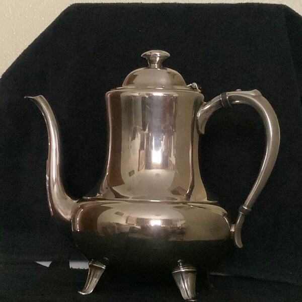Oneida Silver Teapot Etsy