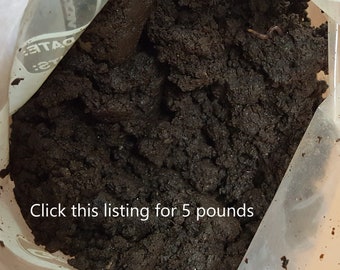 New Lower Price! 5 Pounds 100% Pure Alpaca Manure Already Composted - Ready to Use!  1 gallon zipper lock bag (99 cents/pound)