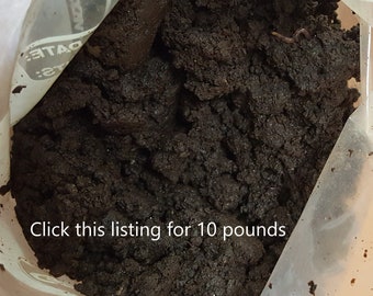 New Lower Pricing! 10 Pounds of Alpaca Manure Compost - Ready to Use and No Rehydrating! (90 cents/pound)