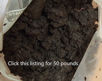 New Lower Pricing! 50 Pounds of Alpaca Manure Compost - Ready to Use and No Rehydrating! (70 cents/pound)