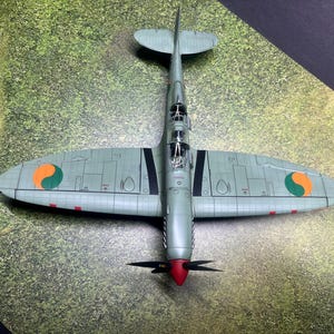 Built to order Spitfire Tr 9 1/48 scale pro built plastic model.