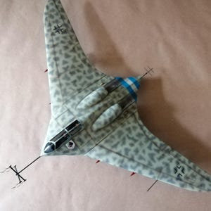Built to order Horten Ho 229B 1/48 scale pro built model, plastic model, professionally built model, airbrushed and weathered