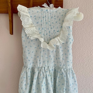Vintage Ruffle Floral Dress