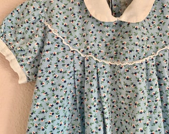 Vintage Floral Toddler Dress