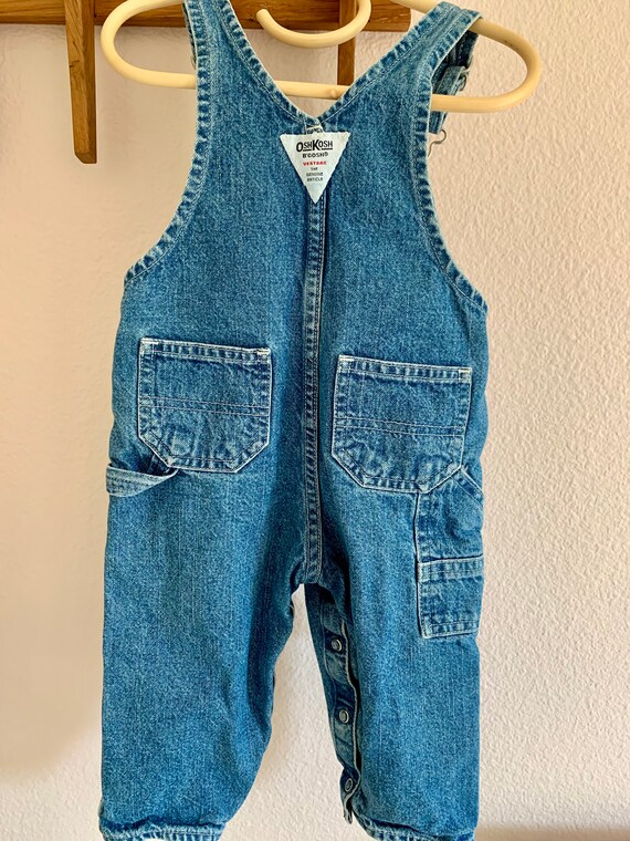 Vintage Toddler Patched Overalls - image 2