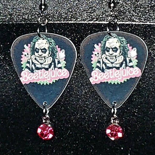 Beetlejuice Barbie Earrings