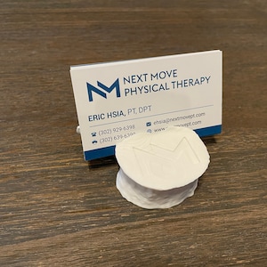 3D Printed Personalized Custom Vertebrae Business Card Holder/Stand- Gift for Chiropractors, Physical Therapists, Doctors