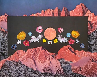 Collage Print - “Full Moon”