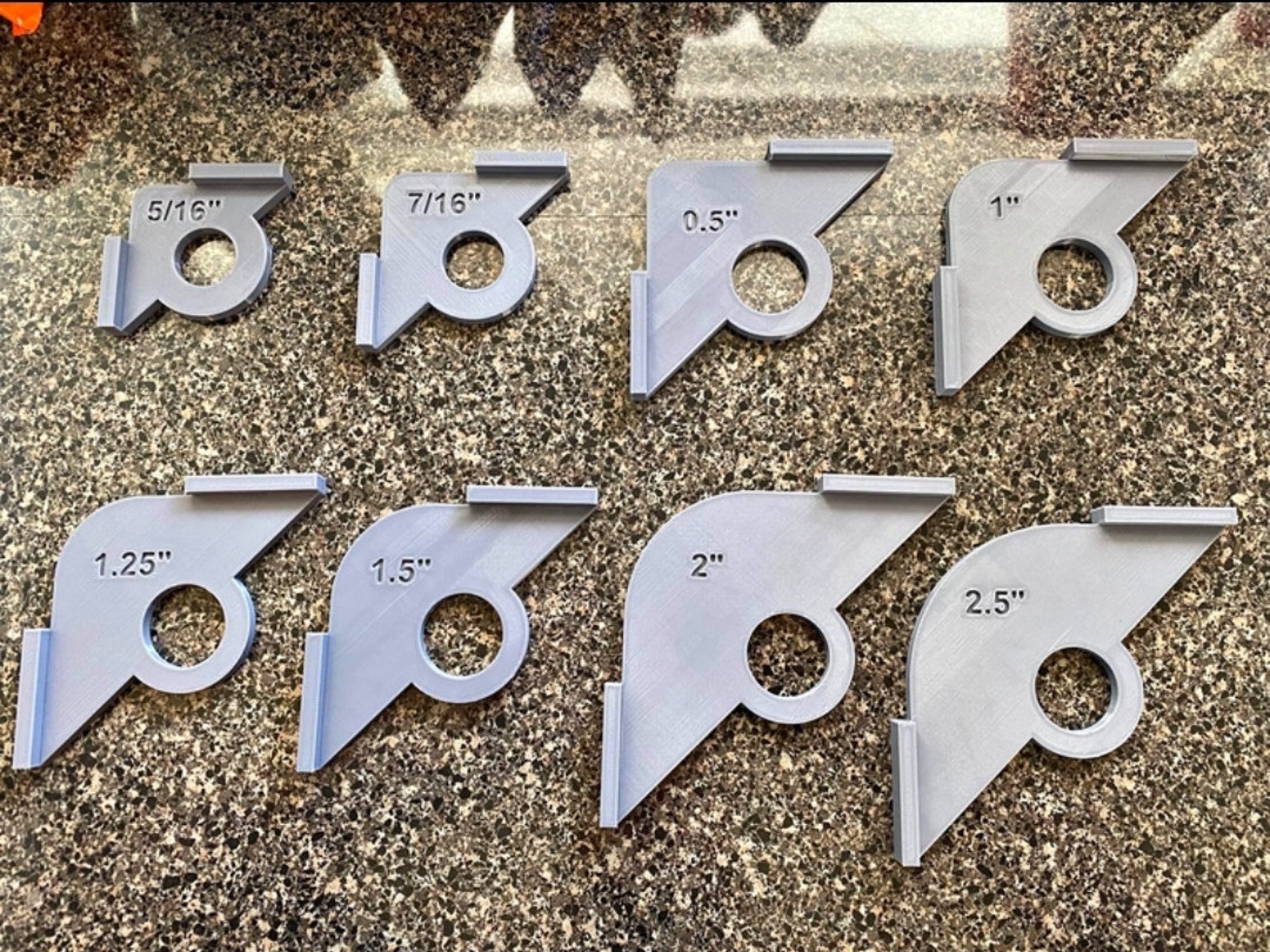 8 Pc Router Corner Radius Jig Etsy