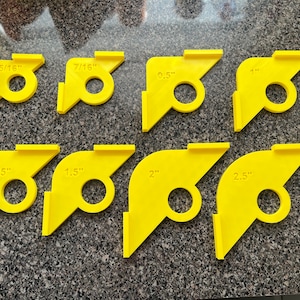 8 pc Router Corner Radius Jig