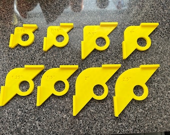 8 pc Router Corner Radius Jig