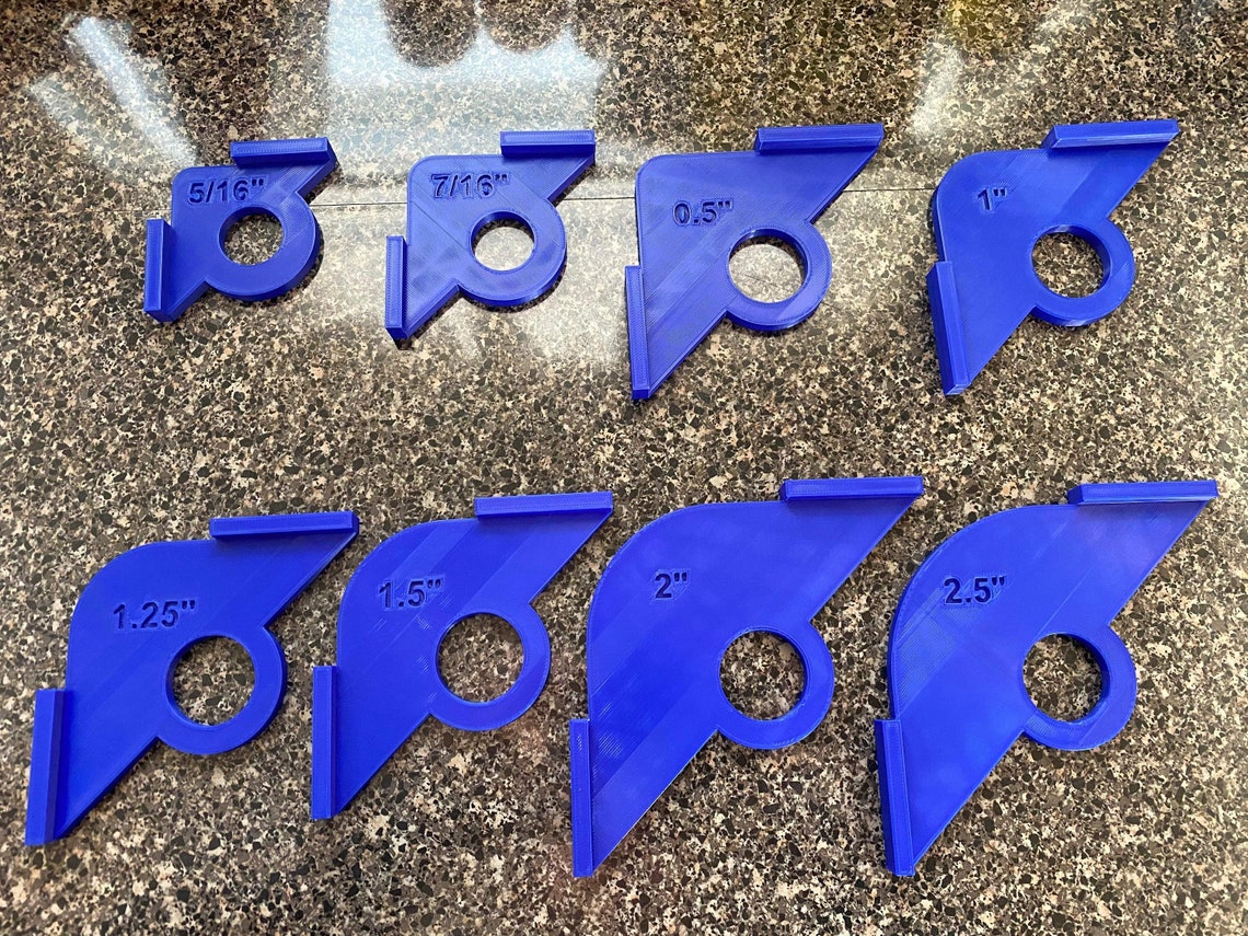 8 Pc Router Corner Radius Jig Etsy