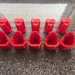 Milwaukee M12 battery and tool hangers (10 pack)