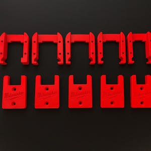 Milwaukee m18 tool and battery holders