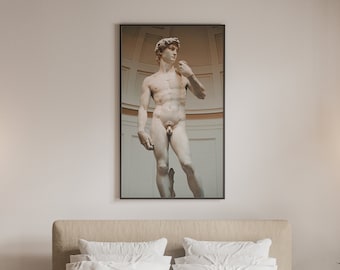 The Statue of David Florence Italy a photography print download digital photo prints wall art home office nursery decor travel nature