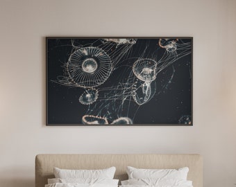 Exojelly animal deep ocean space abstract photography print download digital photo prints wall art home office nursery decor travel nature