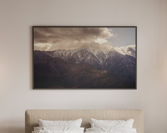 San Jacinto Peak mountain storm sunset hike photography print download digital photo prints wall art home office nursery decor travel nature