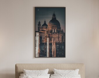 Venitian Cupola Basilica Santa Maria Salute photography print download digital photo prints wall art home office nursery decor travel nature
